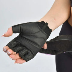 BLU FIT GUANTE FITNESS PARA MUJER NEGRO ROSADO