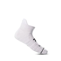 TILKI CALCETIN TOBILLERO BLANCO LOGO NEGRO