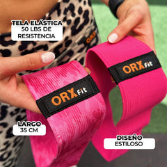 ORXFIT PACK BANDAS ELASTICAS PINK CAMO