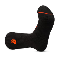 TILKI CALCETIN CREW D1 LEHINDE BLACK/ORANGE