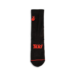 TILKI CALCETIN CREW D1 LEHINDE BLACK/ORANGE