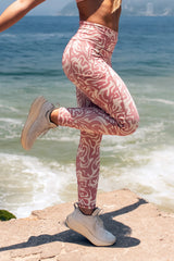 ORXFIT LEGGINS PINK WAVE