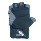 DRB GUANTE FITNESS CROMO NEGRO GRIS
