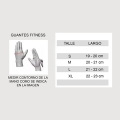 DRB GUANTE FITNESS CROMO NEGRO GRIS