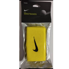 NIKE MUÑEQUERA PREMIER AMARILLO LOGO NEGRO