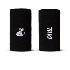 TILKI MUÑEQUERA LARGA PRO ALGODON TERRY INTERIOR NEGRA LOGO BLANCO