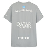 NOX POLERA SPONSOR GRIS AGUSTIN TAPIA AT10 2025