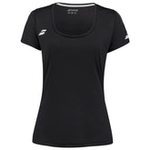 BABOLAT POLERA MUJER CAP SLEEVE TOP NEGRA