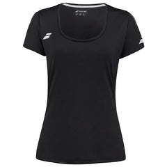 BABOLAT POLERA MUJER CAP SLEEVE TOP NEGRA