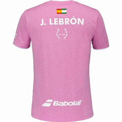 BABOLAT POLERA JUAN LEBRON ROSA