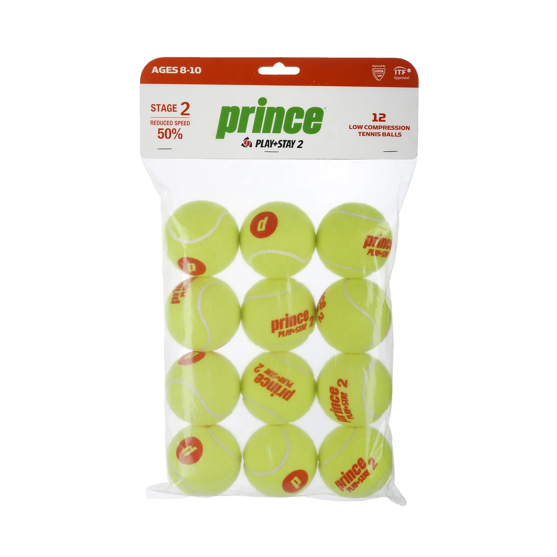 PRINCE BOLSA 12 PELOTAS PLAY AND STAY STAGE 2