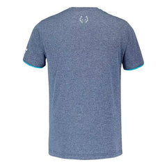 BABOLAT POLERA CREW AZUL LOGO BLANCO