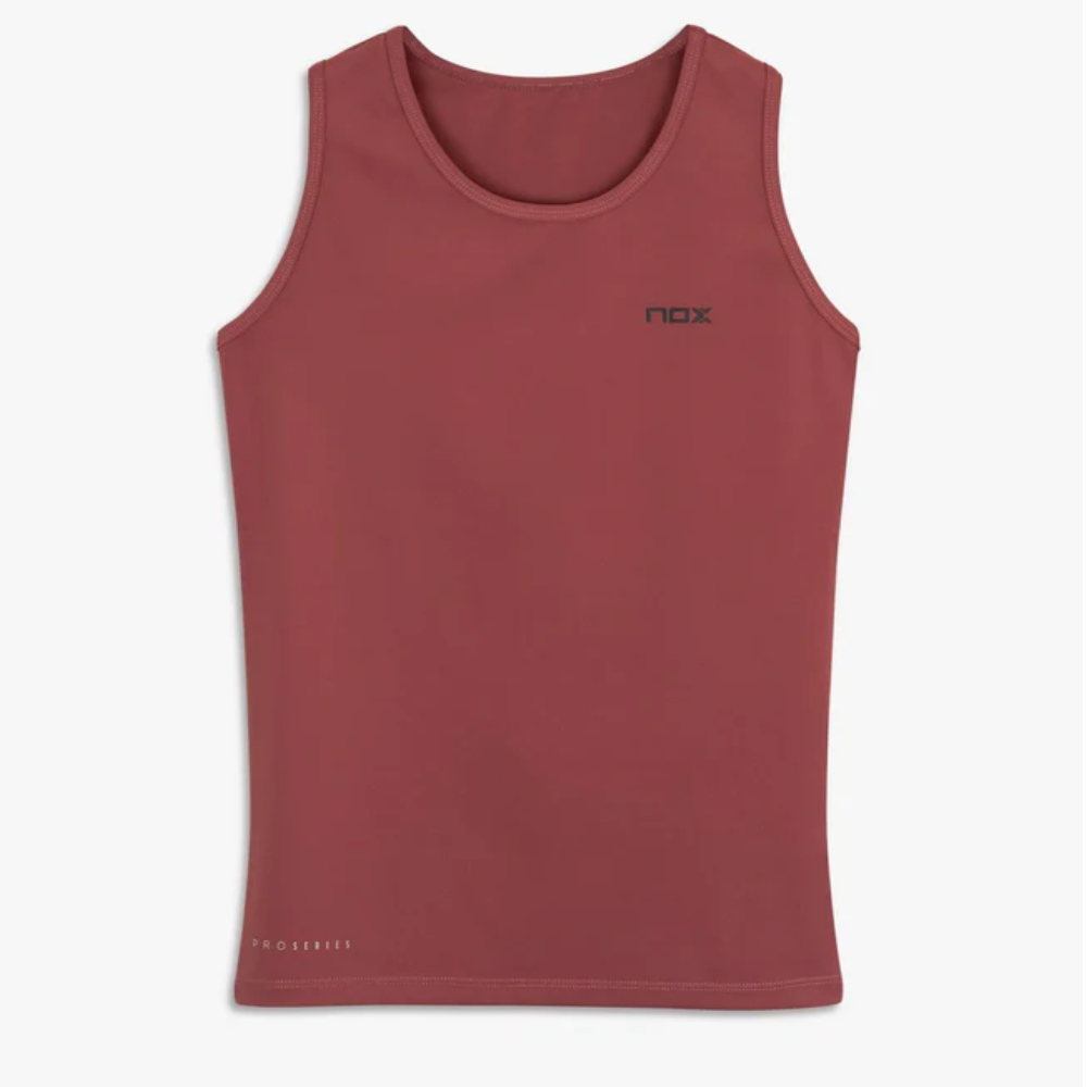 NOX POLERA TIRANTES PRO MAROON