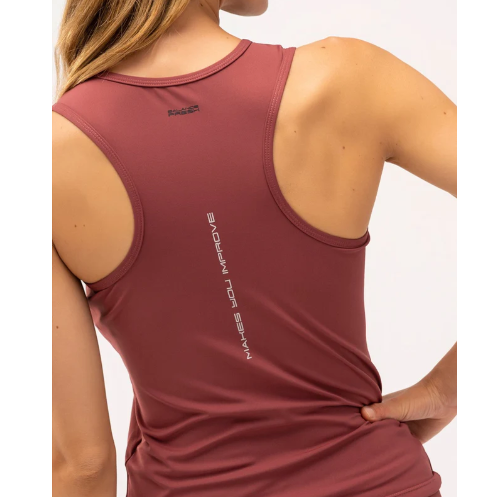 NOX POLERA TIRANTES PRO MAROON