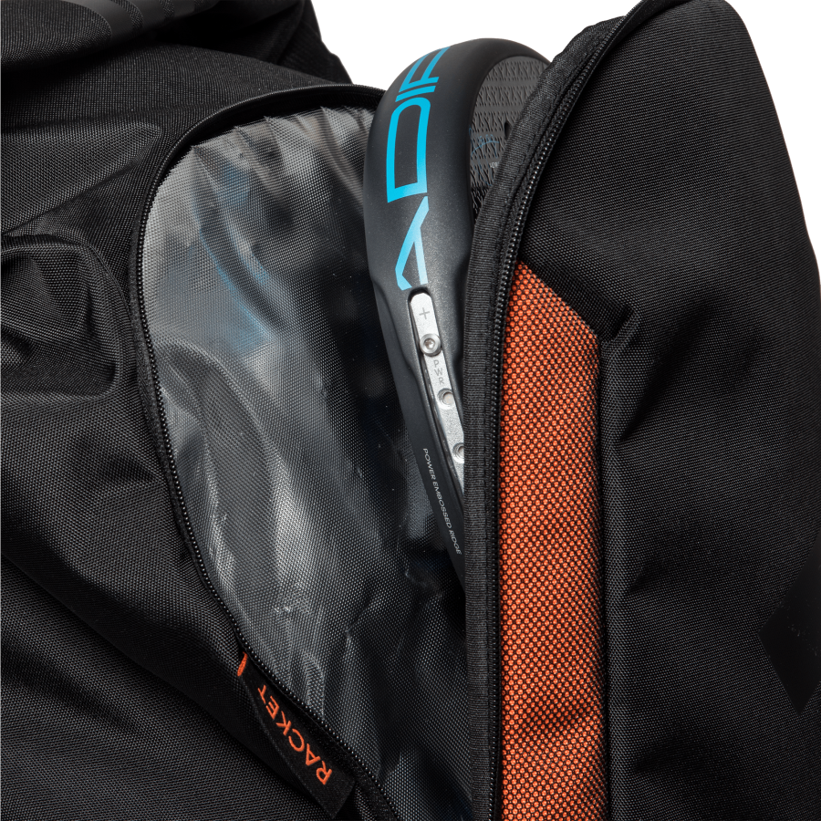 ADIDAS MOCHILA MULTIGAME 3.4 NEGRO NARANJA