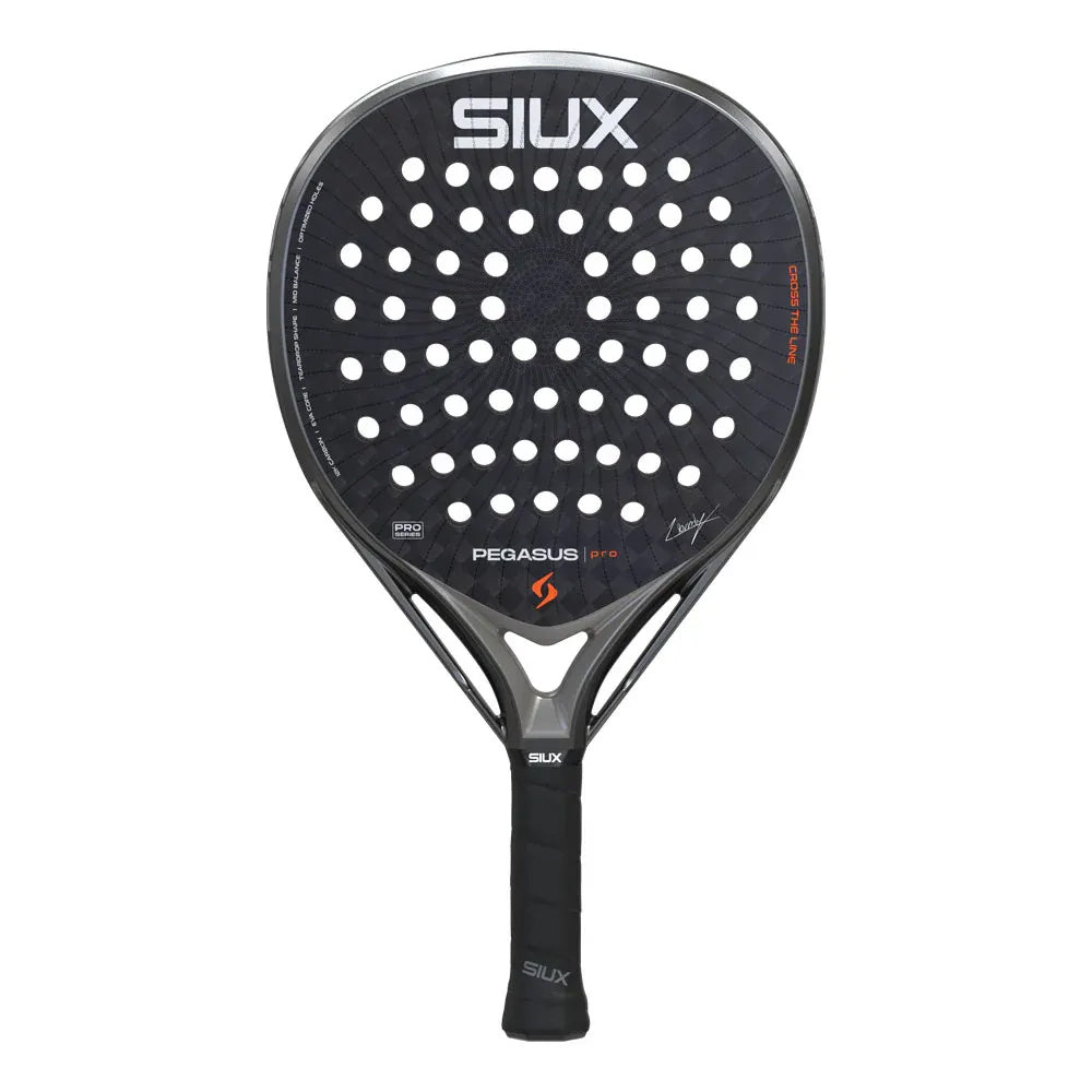 SIUX PALA PEGASUS PRO 2026 STORM GREY + TARRO DE PELOTAS + OVERGRIP + MORRAL