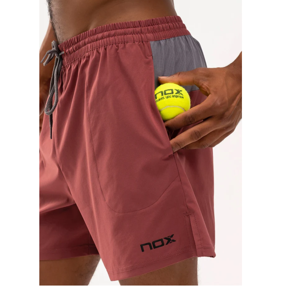 NOX SHORT DEPORTIVO PRO MAROON