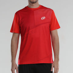 BULLPADEL POLERA HOMBRE AFILE CEREZA