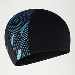 SPEEDO GORRO NATACION BOOM ENDURANCE + CAP NEGRO AZUL