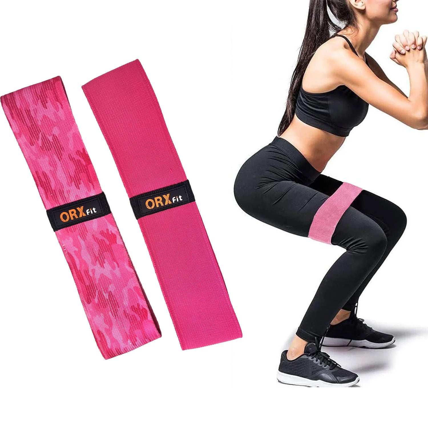 ORXFIT PACK BANDAS ELASTICAS PINK CAMO