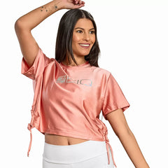 ZEIQ MUJER CROPPED ROSADO METALICO