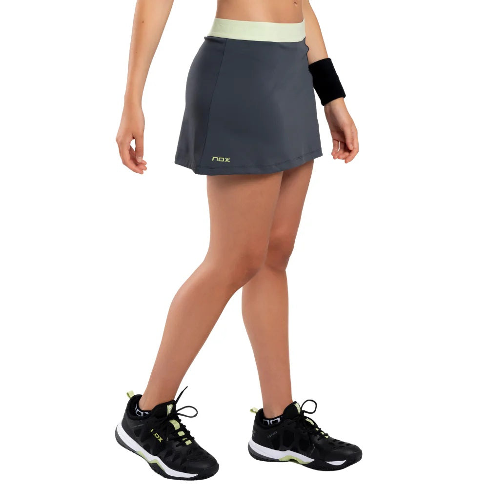 NOX FALDA DEPORTIVA MUJER Pro Charcoal Gris