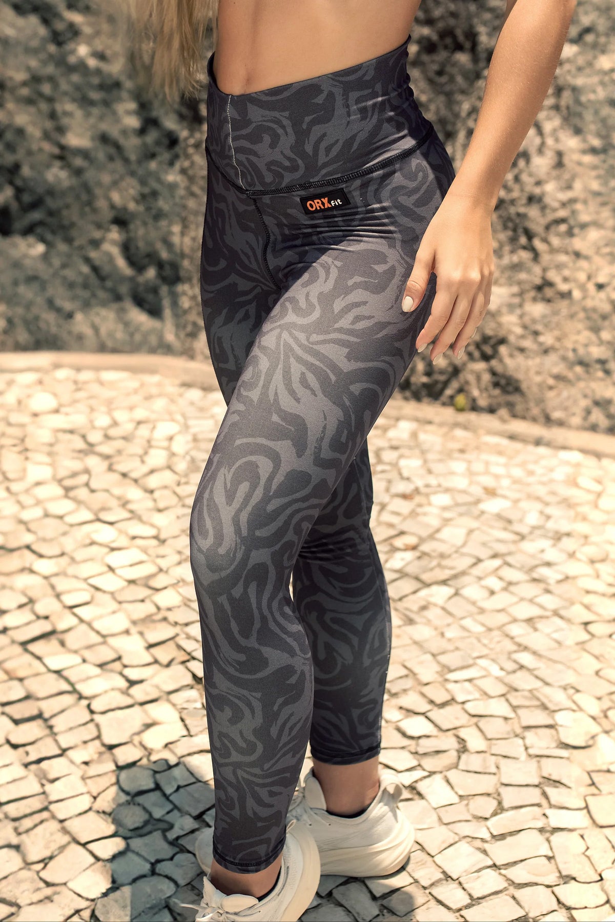 ORXFIT LEGGINS BLACK WAVE