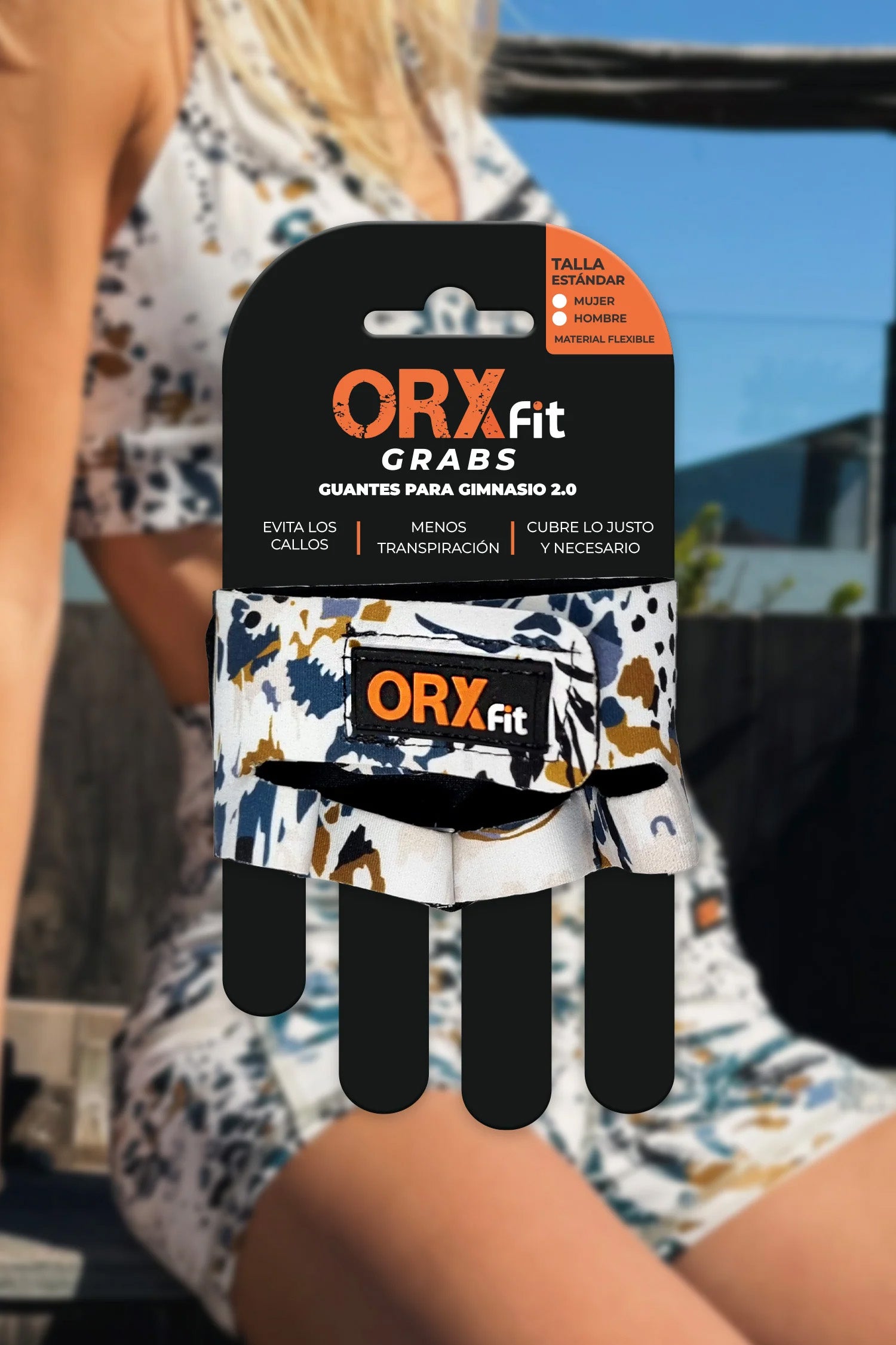 ORXFIT GUANTES PESAS GRAB MUJER COLORES