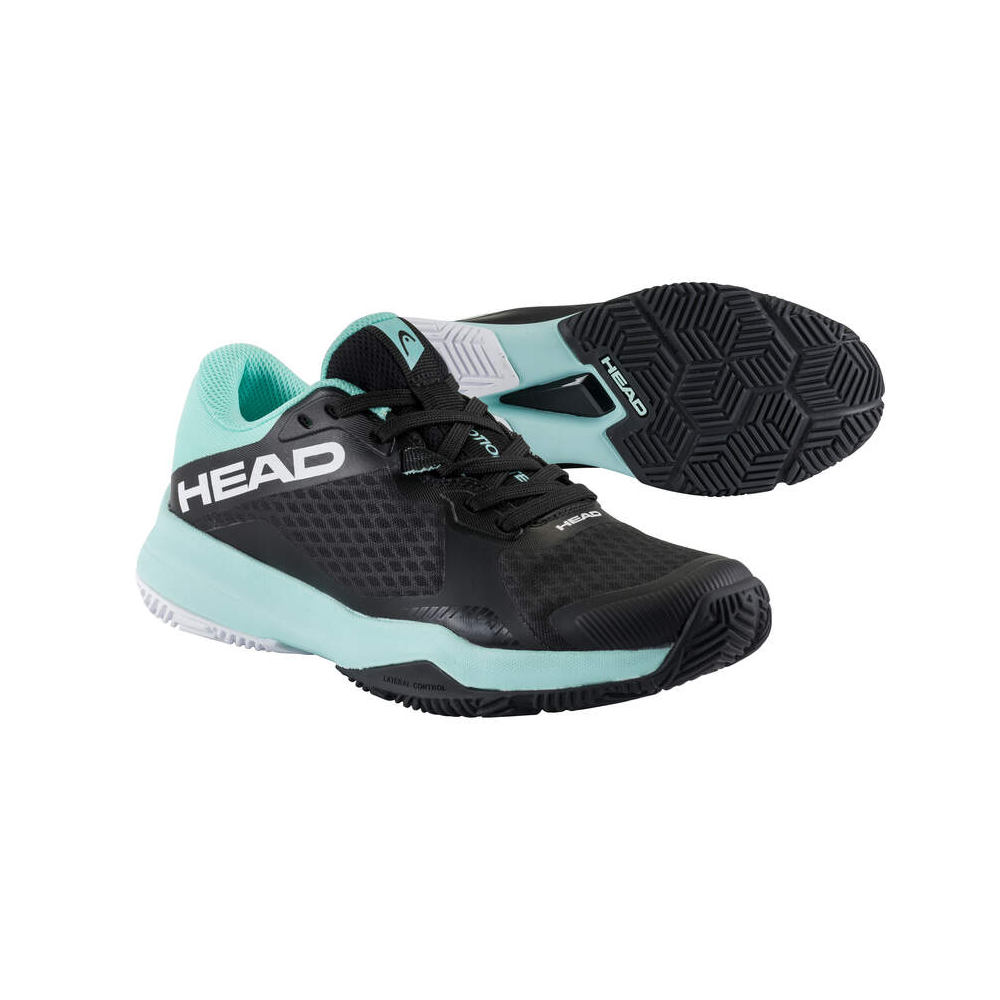 HEAD ZAPATILLAS MOTION TEAM PADEL WOMAN BLACK/AQUA