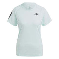 ADIDAS POLERA MUJER  CLUB PARA TENIS AZUL AQUA