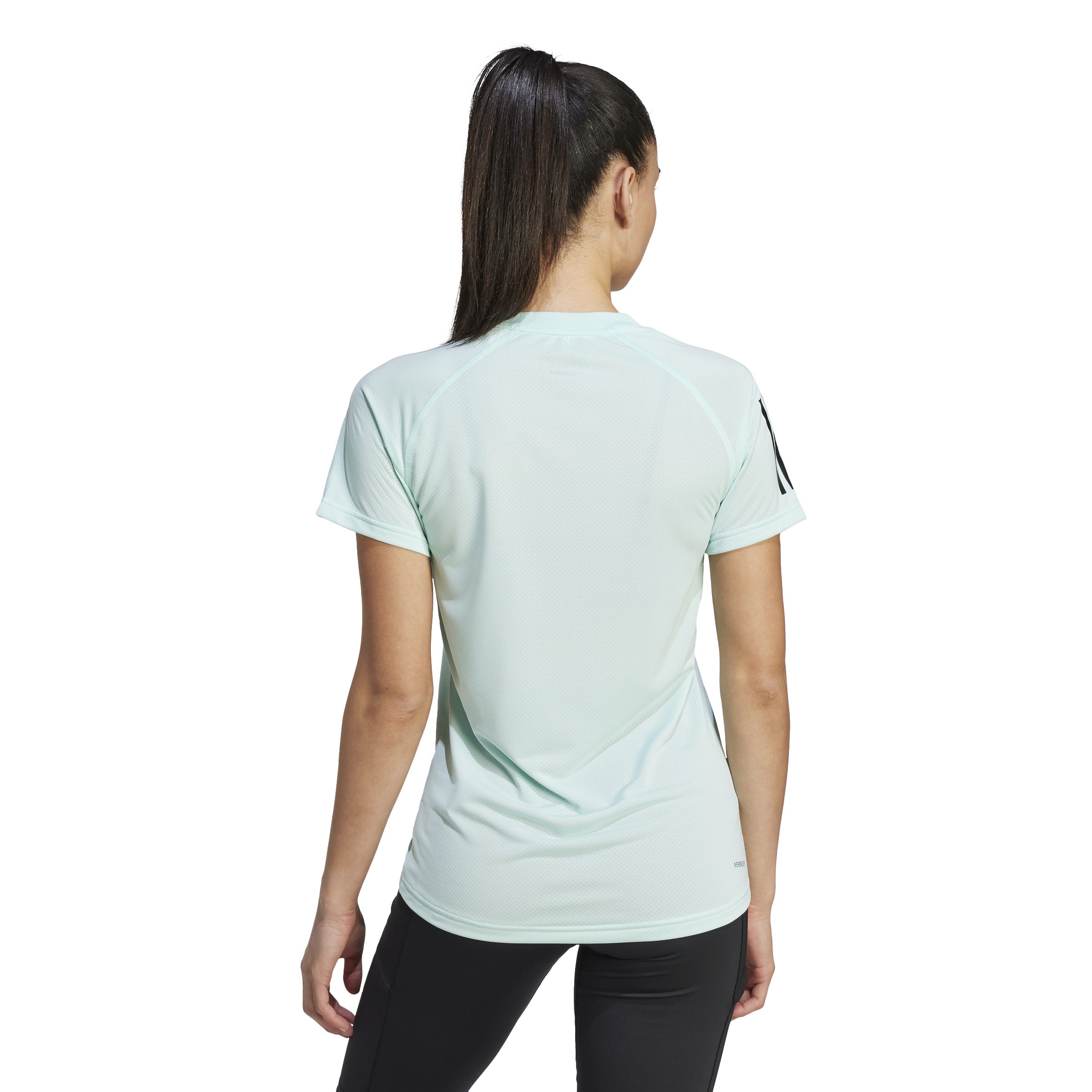 ADIDAS POLERA MUJER  CLUB PARA TENIS AZUL AQUA