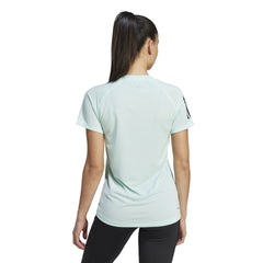 ADIDAS POLERA MUJER  CLUB PARA TENIS AZUL AQUA
