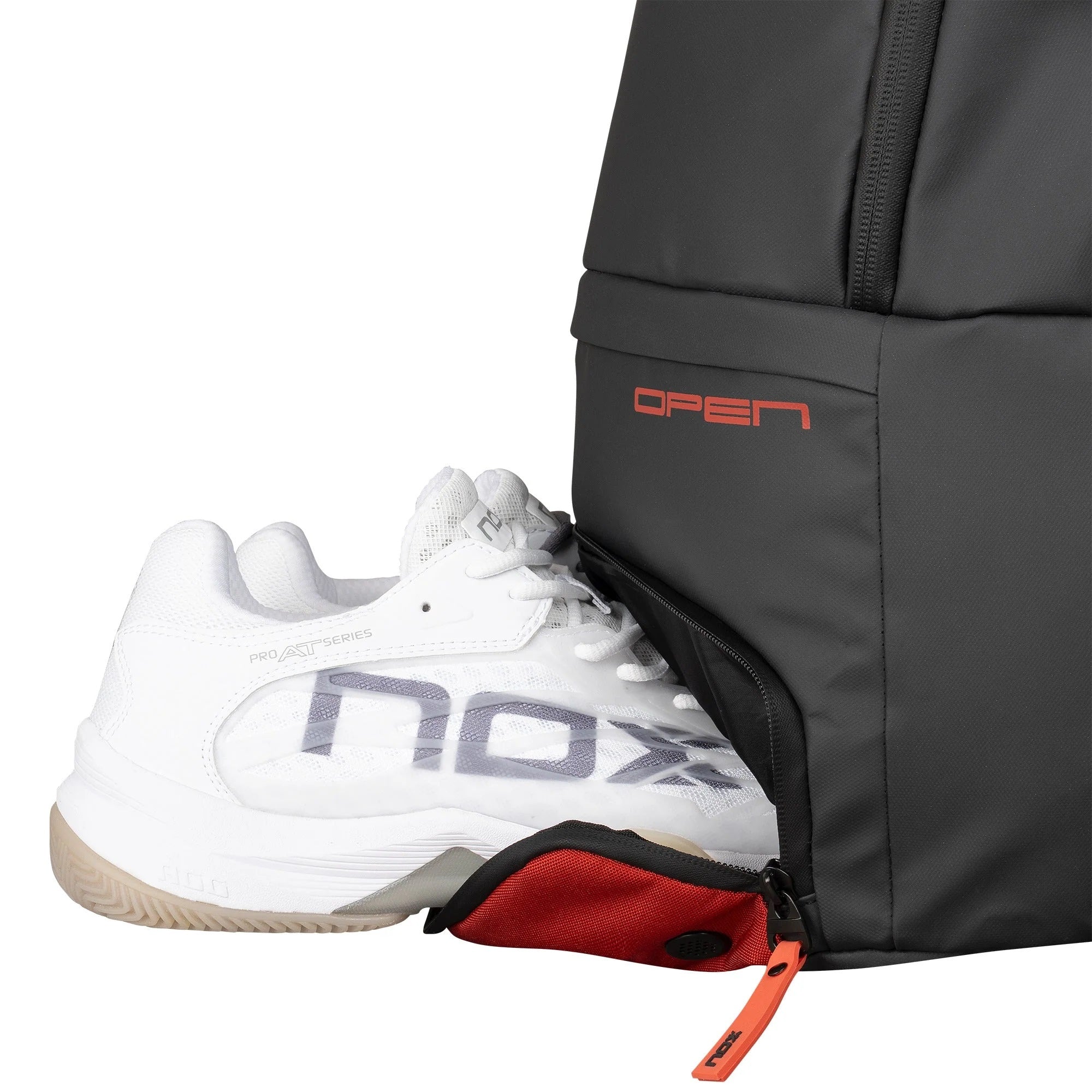 NOX MOCHILA LUXURY OPEN SERIES negro/rojo