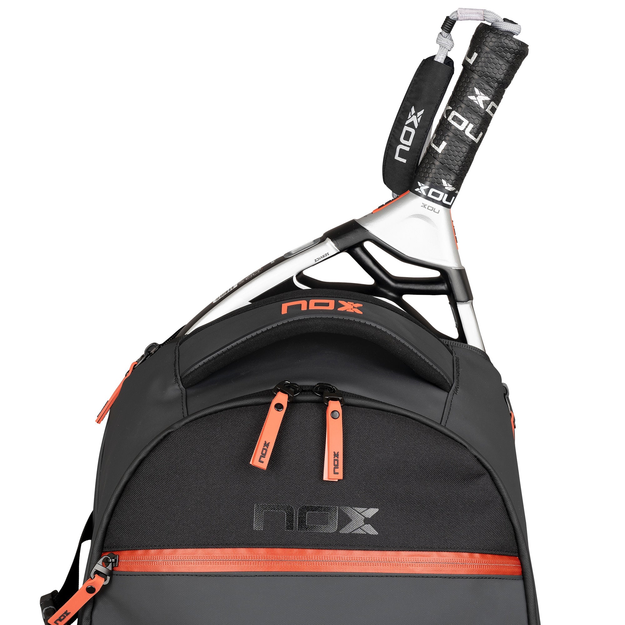 NOX MOCHILA LUXURY OPEN SERIES negro/rojo