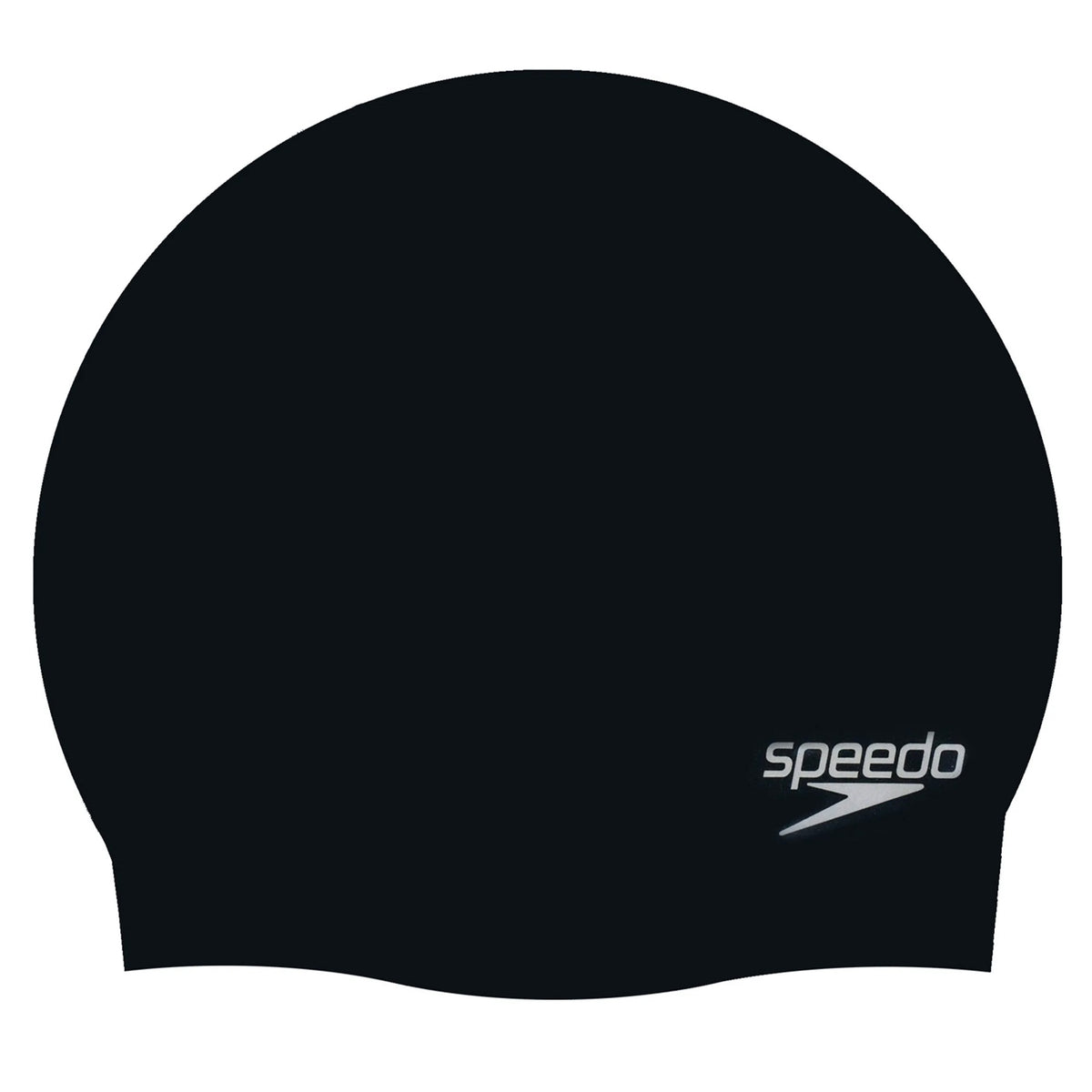 SPEEDO GORRO NATACION PLAIN MOULDED SILICONE NEGRO