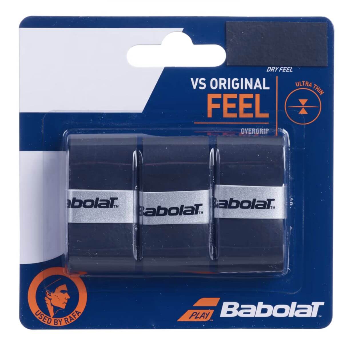 BABOLAT OVERGRIP  ORIGINAL X3 FEEL NEGRO