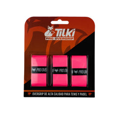 TILKI PACK OVERGRIP ROSADO 3 UNIDADES