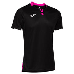 JOMA POLERA RANKING NEGRA CUELLO FUCSIA