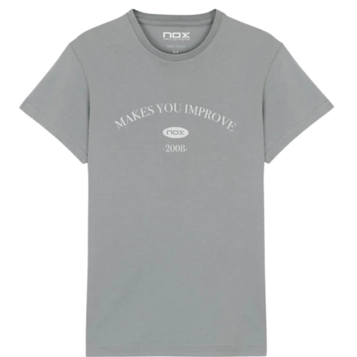 NOX POLERA MUJER BASIC GRIS