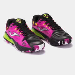 JOMA ZAPATILLA SPIN LADY 2301 BLACK FUCHSIA