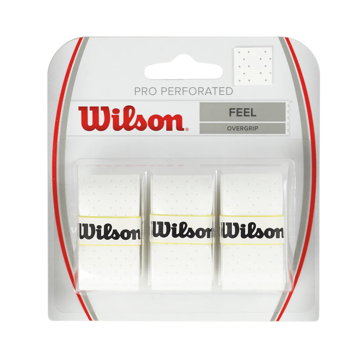 WILSON OVERGRIP MICROPERFORADO BLANCO PACK