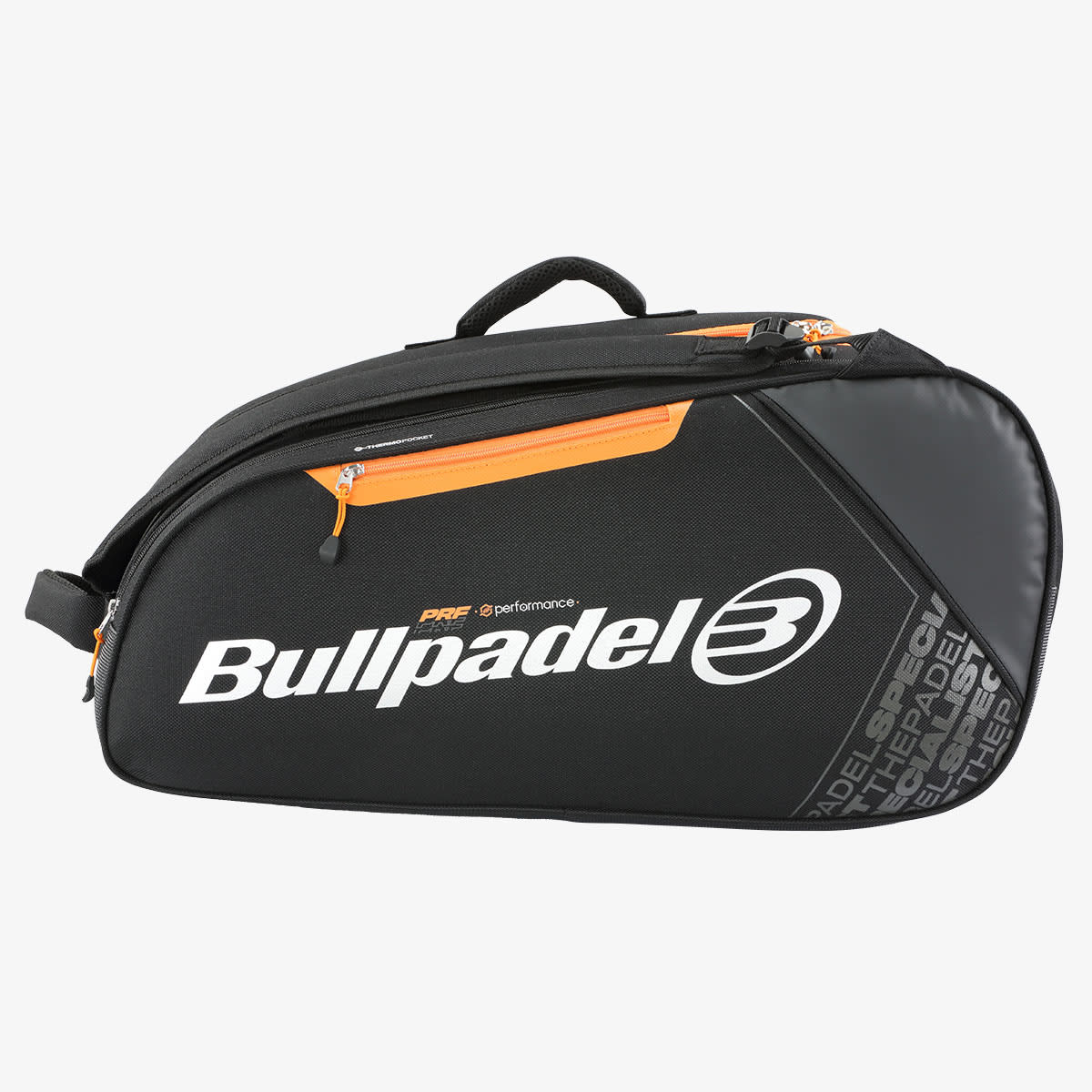 BULLPADEL PALETERO PERFORMANCE NEGRO NARANJA 24