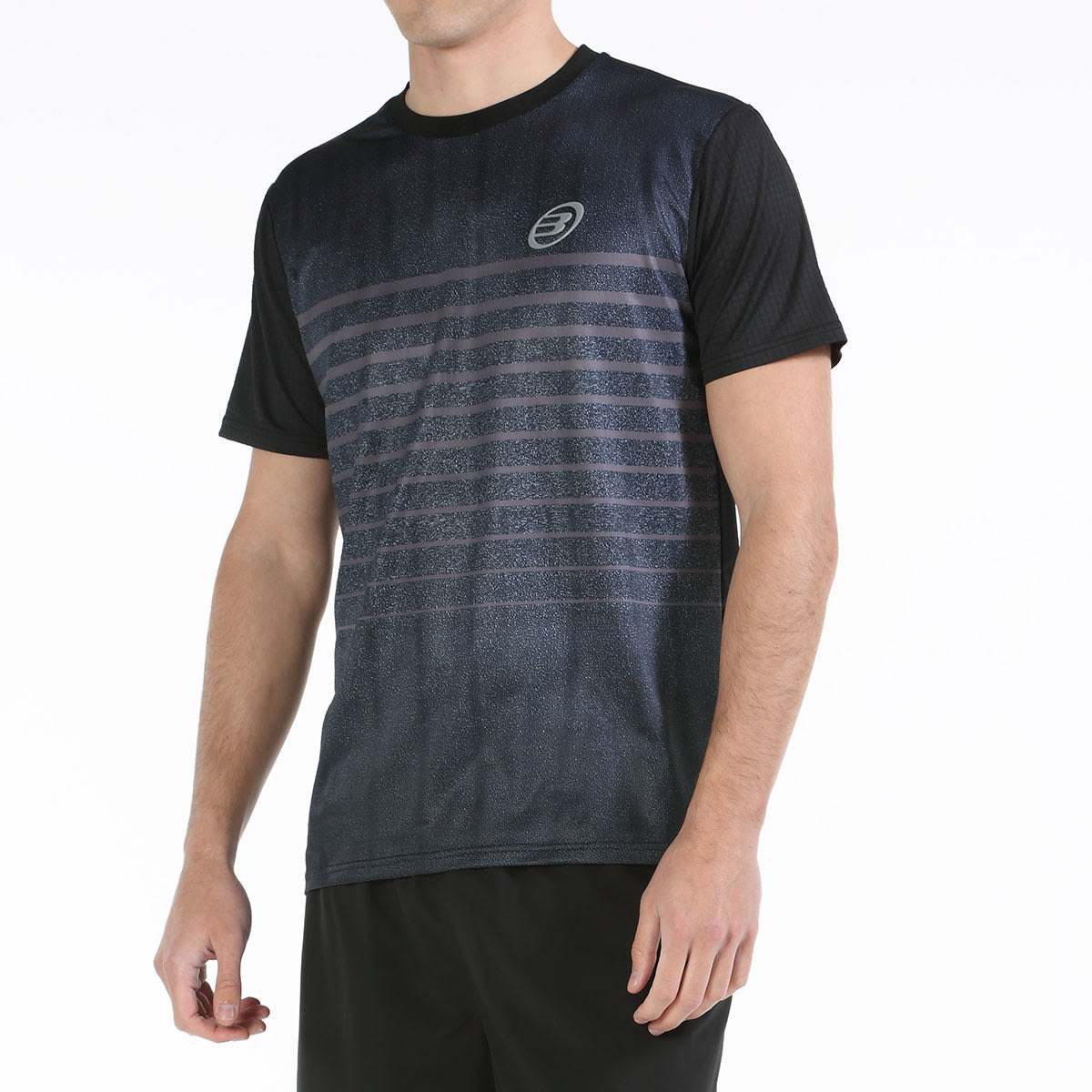 BULLPADEL POLERA LITIS NEGRO