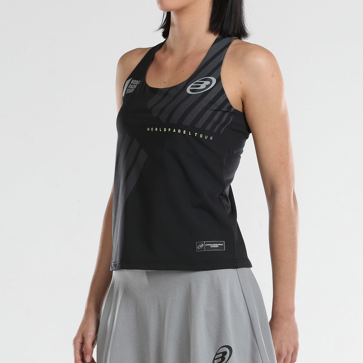 BULLPADEL CAMISETA LLAVE WPT NEGRO