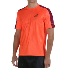 BULLPADEL POLERA MITAD CORAL FLUOR