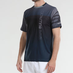 BULLPADEL POLERA HOMBRE NAURU CARBON NEGRO