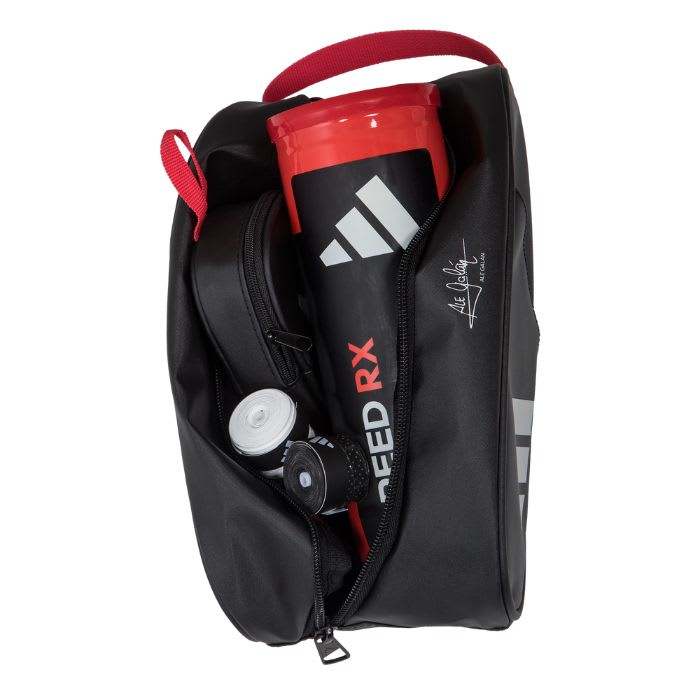 ADIDAS NECESER 3.4 NEGRO ROJO 2025