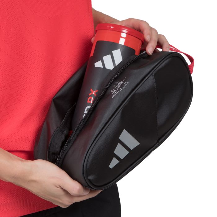 ADIDAS NECESER 3.4 NEGRO ROJO 2025