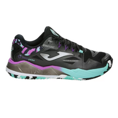 JOMA ZAPATILLA SPIN LADY 2401 BLACK TURQUESA PINK