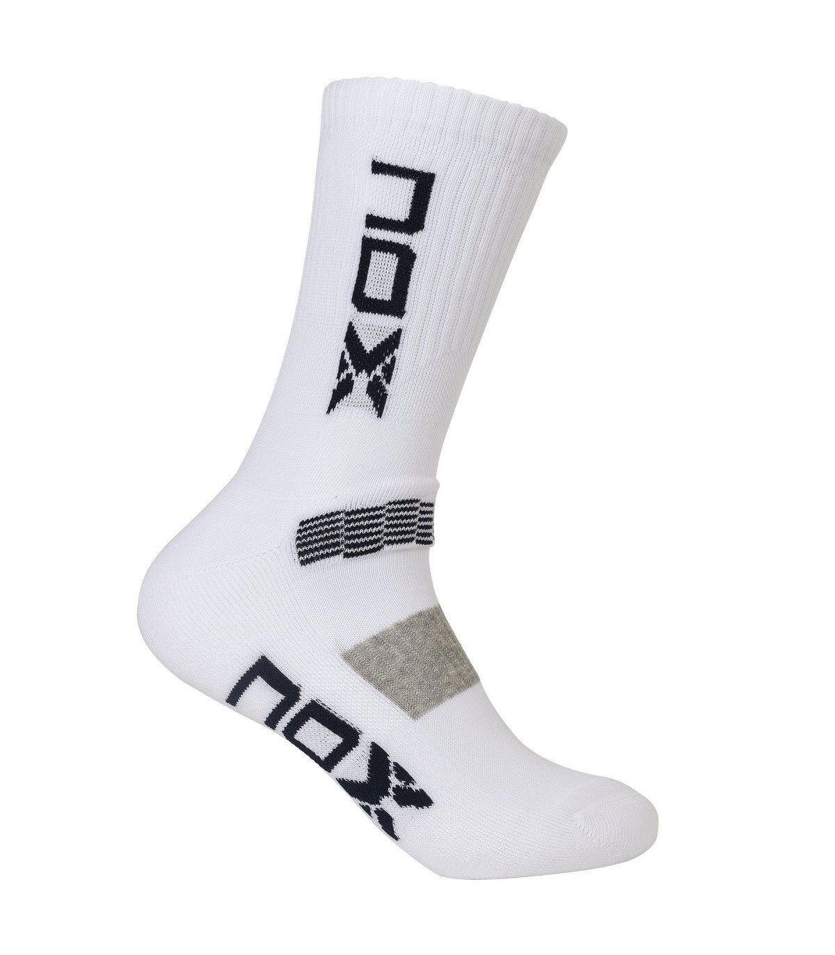 NOX CALCETIN TECNICO HOMBRE 39-45 BLANCO LOGO AZUL